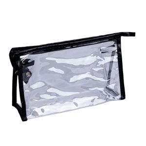 Bolsas de Viaje Transparentes de PVC con Cierre y Logotipo Personalizado, Bolsa de Maquillaje, Bolsa de Embalaje con Cierre para Bikini - Product Image 1