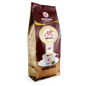 Grains de café torréfiés de la meilleure qualité axés sur les arômes de torréfaction moyenne OEM unique comprenant de l'arabica et du robusta du Vietnam - Product Image 1