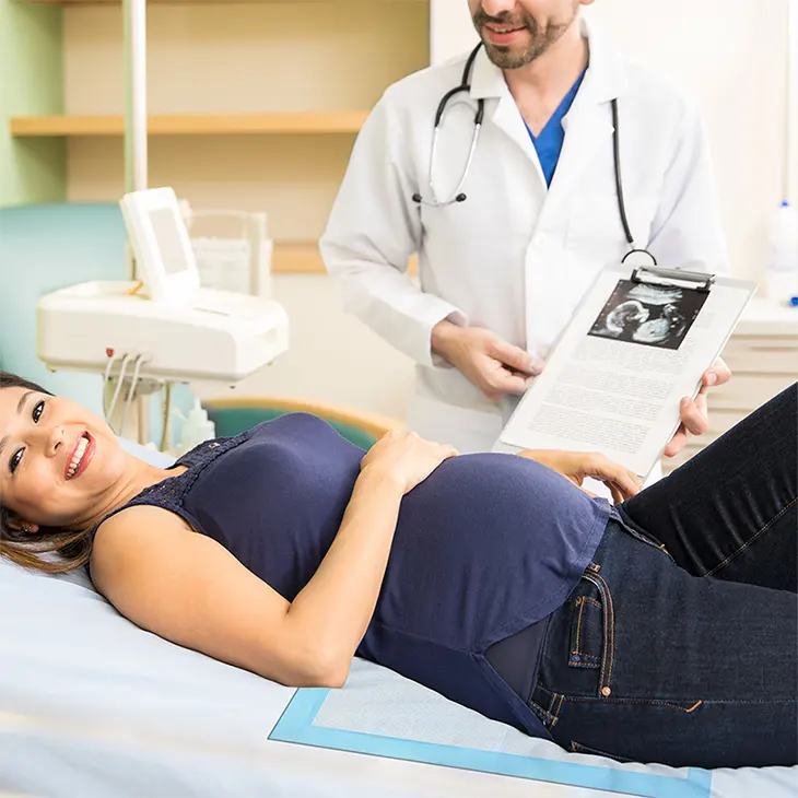 सस्ते गर्भवती नारी विरोधी पैठ 5ply डिस्पोजेबल Underpad अस्पतालों के लिए शोषक मातृत्व पैड