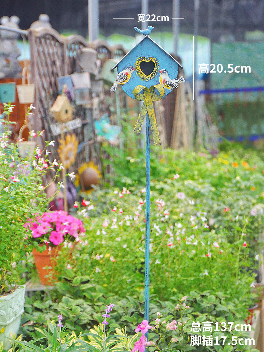 ริบบิ้นสำหรับบ้านนกสีน้ำเงิน