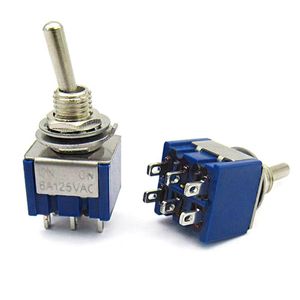 Nhà máy trực tiếp Mini spdt chuyển đổi chuyển đổi bền kim loại cao su 3A Max. current 12V Max. voltage on-off điện chuyển đổi ánh sáng dpdt - Product Image 3
