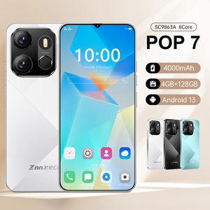 ZNNXECC POP7 Teléfono con certificación Google de ocho núcleos y pantalla grande, 4GB+128GB, doble tarjeta SIM, doble modo de espera, exclusivo para minoristas en línea - Product Image 5
