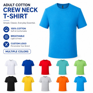 เสื้อยืดคอตตอน 100% ขายส่ง สำหรับผู้ชายและผู้หญิง น้ำหนัก 180 กรัม สกรีนโลโก้ได้ เสื้อยืดคอกลมแขนสั้น สำหรับงานโปรโมชั่นฤดูร้อน - Product Image 1
