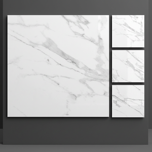 Baldosas de Porcelana Super Blancas de 600x600 mm, Acabado Brillante, Diseño Moderno para Pisos Interiores, 60x60 cm - Product Image 3