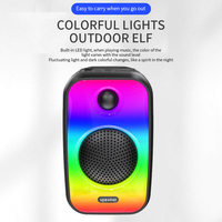 Caja de altavoz subwoofer con iluminación LED RGB de nuevo diseño para ordenador de cine en casa y teléfono móvil