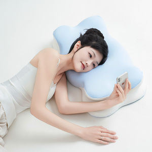 وسادة WJ-2149 العصرية من الفوم الذاكر بنمط نباتي، 400 خيط في البوصة، مريحة للنوم، تدعم الرقبة، مصنوعة من قماش عالي الجودة - Product Image 3