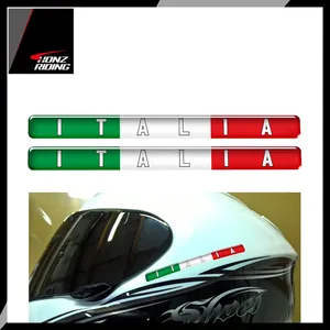 Adesivi per <span class=keywords><strong>Piaggio</strong></span> Vespa, Decalcomanie per Casco Agv Shoei, Adesivi per Serbatoio <span class=keywords><strong>Moto</strong></span>, Bandiera Italiana, Stickers Italia - Product Image 1