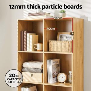 Étagère à livres à 4 niveaux, étagère murale d'angle en bois, bibliothèque de présentation, étagères à livres, support de <span class=keywords><strong>rangement</strong></span> pour <span class=keywords><strong>CD</strong></span>/<span class=keywords><strong>DVD</strong></span>, salon, chambre à coucher - Product Image 3