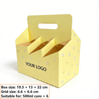 Support portable en carton pour bières et boissons, idéal pour les soirées de la Coupe du Monde et les réunions entre amis