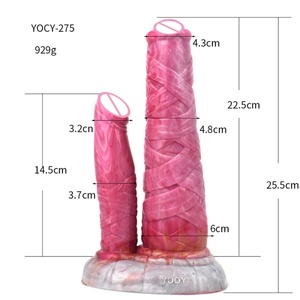 YOCY Centaur Doble Dildo, Juguetes Anales, Sex Shop, Estimulador Vaginal, Masajeador Anal, Fantasía Erótica, Pene para Mujeres Lesbianas, Hombres Gay - Product Image 6