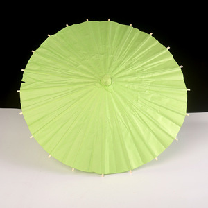 Parapluie en papier blanc chinois vierge pour décoration de mariage artisanale, peinture DIY pour enfants, mini parapluie en papier huilé, parasol - Product Image 4