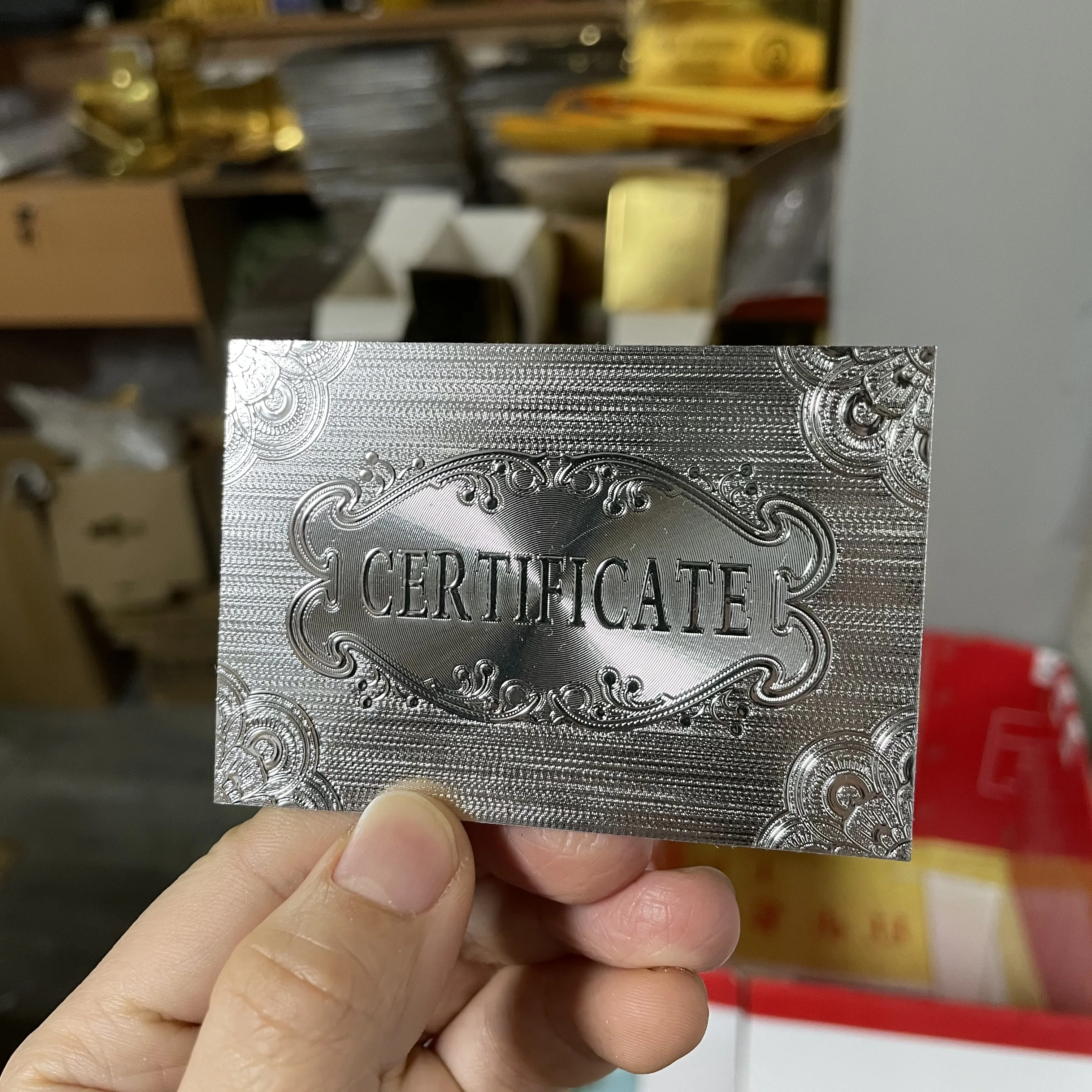 Coin Certificate