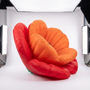 Flor Inflable Decorativa Grande con Iluminación LED para Decoración de Escenarios de Bodas, Fiestas y Eventos - Product Image 1