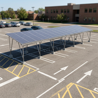 Cochera Solar de Estructura Robusta de Zn-Al-Mg para Estacionamiento Residencial y Aplicaciones Solares Resistentes a la Corrosión