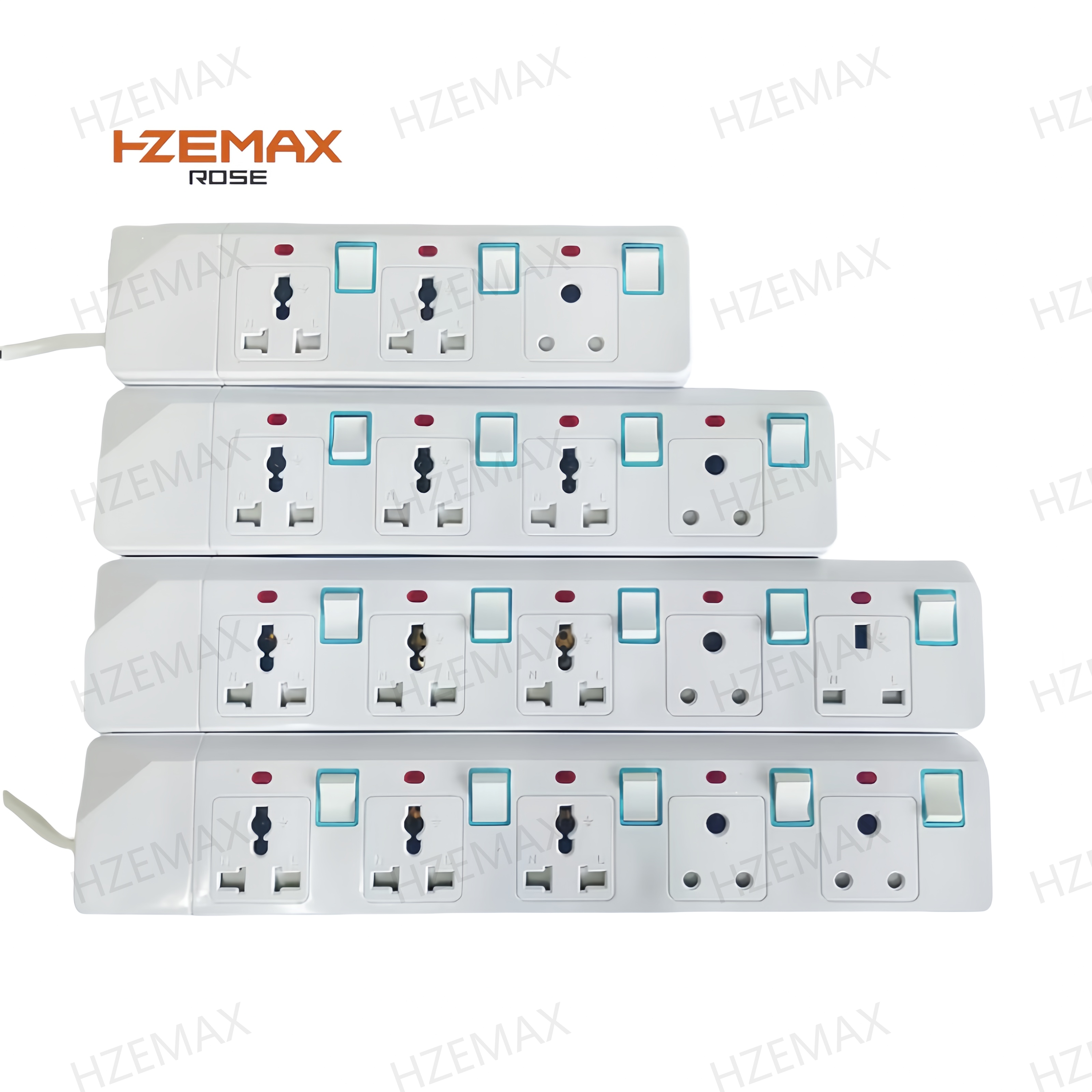 <strong>Multi</strong>-scenario <strong>Universal</strong> <strong>Socket</strong> Toggle Switch Round <strong>3</strong> <strong>Pin</strong> Compatible Indicator Light of Power Strips