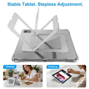 เคสแท็บเล็ตกันกระแทกแบบใหม่ปี 2026 พร้อมระบบป้องกันการตกแบบถุงลมนิรภัยขั้นสูง สำหรับ iPad รุ่นที่ 10 และ 11  วัสดุ PC <span class=keywords><strong>Bayer</strong></span> โปร่งใสเต็มรูปแบบ - Product Image 2