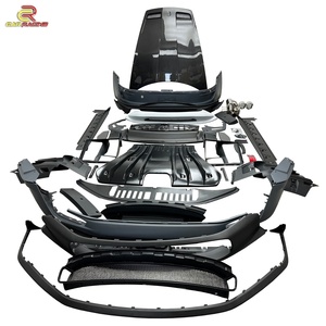 ชุดแต่งสไตล์ GT3 วัสดุ PP พร้อมสปอยเลอร์หลังคาร์บอนไฟเบอร์แบบแห้ง ฝากระโปรงหน้า สำหรับ Porsche Carrera S 992 911 ปี 2018-2024 - Product Image 1