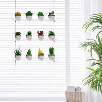 Étagères flottantes décoratives pour plantes en acrylique écologique personnalisées XFL, pour l'intérieur, à suspendre