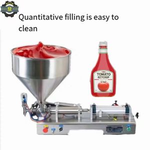 เครื่องบรรจุแบบกึ่งอัตโนมัติระบบลม 220V ความแม่นยำสูง สำหรับช็อกโกแลต ครีม โยเกิร์ต น้ำผึ้ง เจลว่านหางจระเข้ และน้ำสลัด - Product Image 4