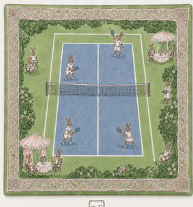 Matras Pickleball dan Mahjong Amerika Mewah Modern Otomatis Warna Pink Mint, Motif Bunga Lucu, Gaya Preppy, Tahan Air, Dapat Dilipat, Awet, Ramah Lingkungan - Product Image 3
