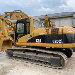 Pelle hydraulique d'occasion d'origine sur chenilles Caterpillar Cat 320CL 320C Excavatrice sur chenilles d'occasion - Product Image 2