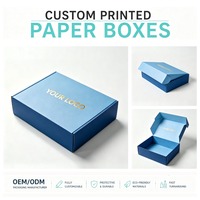 Boîte cadeau en papier pliable de luxe avec fermeture magnétique, design personnalisé, pour vêtements, chapeaux, accessoires, bijoux, jouets