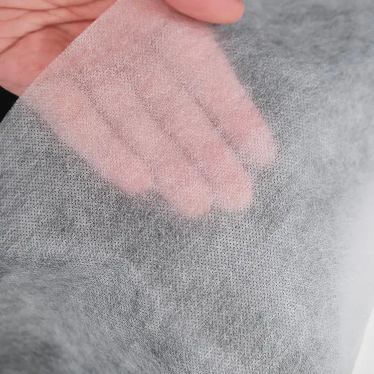 Özel 100% polyester kumaş spunbond dokunmamış kumaş degradable nefes çanta giyim astar PP olmayan dokuma kumaş
