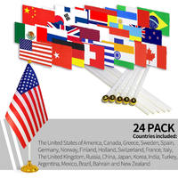 2026 événements sportifs Grand pays drapeau monde National Table drapeau petit Mini pays International drapeaux de bureau avec Base de support