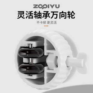 Xiduo Universal Caster 50 Mm Swivel With Brake Silent Load Bearing Furniture <b>Wheel</b> - Product Image 5