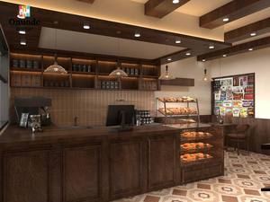 Muebles Comerciales de Diseño en Madera, Estantes para Cafetería y Vino, Kiosco con Estantes para Interiores de Cafés y Vitrinas - Product Image 4
