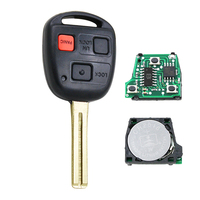 Nouvelle télécommande de voiture à 3 boutons 312MHz 4C puce FCC: N14TMTX-1 pour Lexus RX300 1999-2003