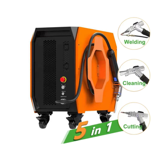 Machine de soudage laser portable 5-en-1 de haute qualité 800W/1500W/2000W pour métaux, neuve, avec source laser Raycus, vente au détail - Product Image 1