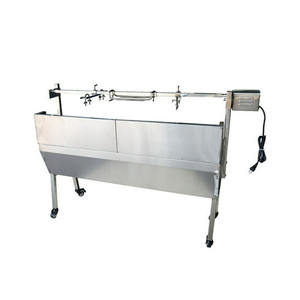 Girarrosto <span class=keywords><strong>3</strong></span> In 1 In acciaio inox tacchino senza fumo carbone Offset fumatore barbecue Grill fumatore - Product Image 3