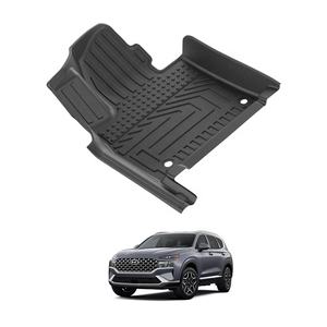 TXR 3D 5D negro TPE Material alfombrillas de coche piezas de protección de coche cubierta completa accesorios de coche para HYUNDAI SANTA FE 2018-2023 - Product Image 5