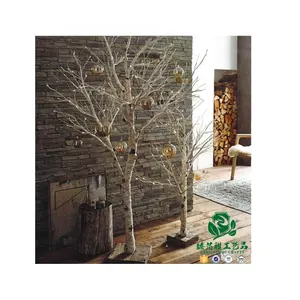 जेन xin क्यूई पत्तों के बिना और प्राकृतिक ट्रंक के साथ शिल्प कृत्रिम सन्टी पेड़ कृत्रिम सफेद सन्टी पेड़