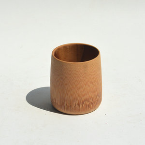 Tasse à saké japonaise tasse <span class=keywords><strong>en</strong></span> <span class=keywords><strong>bois</strong></span> de bambou sculpté antique tasse à thé naturelle pour thé vin café artisanat d'art populaire traditionnel de Chine - Product Image 4