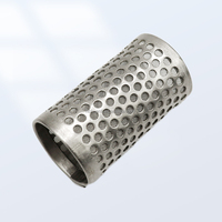 Filtre tubulaire perforé en acier inoxydable haute température et haute pression, support de filtre personnalisé, tubes en maille