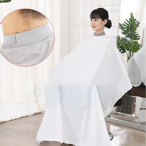 Mantella da Barbiere Impermeabile in Poliestere Lucido, Durevole, Ecologica, Antistatica, con Collo Elastico per Uomo e <span class=keywords><strong>Donna</strong></span> - Product Image 2