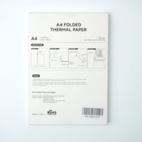 Papel Térmico en Rollo Continuo A4 LUCK JINGLE para Impresora Portátil, Papel Térmico para Recibos para Uso en Oficina, Logística y Medicina