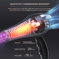 Sèche-cheveux électrique léger Anion haute puissance ventilateur chaud froid appareil de coiffure polyvalent Salon professionnel SHIHUANUO