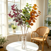 Großhandel Dekorative Blumen, Kränze und Pflanzen, Künstliche Eukalyptus-Zweige, Künstliche Baumzweige, Wohnungsdekoration und Accessoires