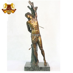 Tượng Điêu Khắc Công Giáo Hình Tượng Điêu Khắc Mất Sáp Đồng Thánh Sebastian Điêu Khắc Để Bán - Product Image 4