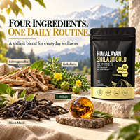 Gummies de Shilajit en gros sous marque privée avec Ashwagandha et Gokshura, 60 unités, pour la vitalité quotidienne masculine, complément alimentaire OEM&ODM