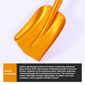 <span class=keywords><strong>พลั่ว</strong></span>หิมะอลูมิเนียมอเนกประสงค์สำหรับกรณีฉุกเฉิน ใบมีดกว้าง 8 นิ้ว ขายตรงจากโรงงาน มุมใบมีด 15-30 องศา รับประกัน 1 ปี สำหรับ - Product Image 4