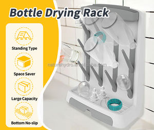 Estante de secado <span class=keywords><strong>vertical</strong></span> que ahorra espacio para biberones, tazas, piezas de bomba - Product Image 2