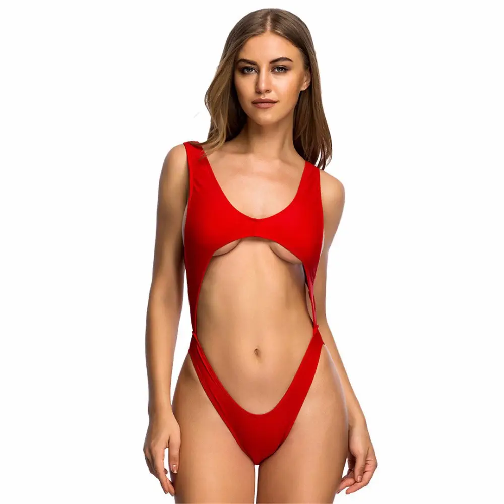 New Styles One Piece Jumpsuit Cover Up Sexy Halter Top Bikini Bathing Suit Beachwear Ladies Hollow Out Designer Swimwear