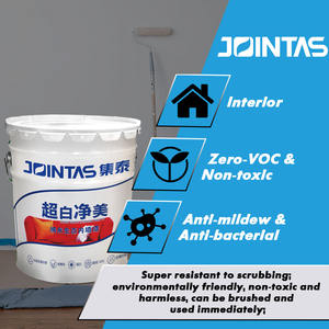 Jointas JZ205 सफेद दीवार लेटेक्स पेंट कोटिंग और पेंट पेंटिंग या कोटिंग दीवार पेंट कोटिंग pintura अल पानी रंग ब्लैंको - Product Image 2