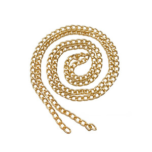 Correa de Cadena para Bolso, Chapada en Oro, 5x4x1mm, 5.5x3.5x1mm, 7x5x1.3mm, 9x6x1.5mm, Ligera, Repuesto para Bolsos Cruzados - Product Image 2
