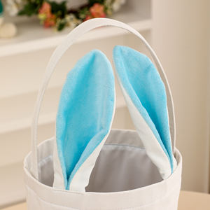 Cestas de Pascua de Lona con Orejas Largas para Sublimación, Bordado Infantil, Caza de Huevos, Dulces, Conejito de Pascua, Venta al por Mayor - Product Image 5