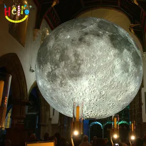 Надувной лунный шар, надувные планеты со светодиодной подсветкой